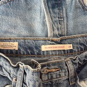 Levi's High Rise Blue Jeans Classic Denim